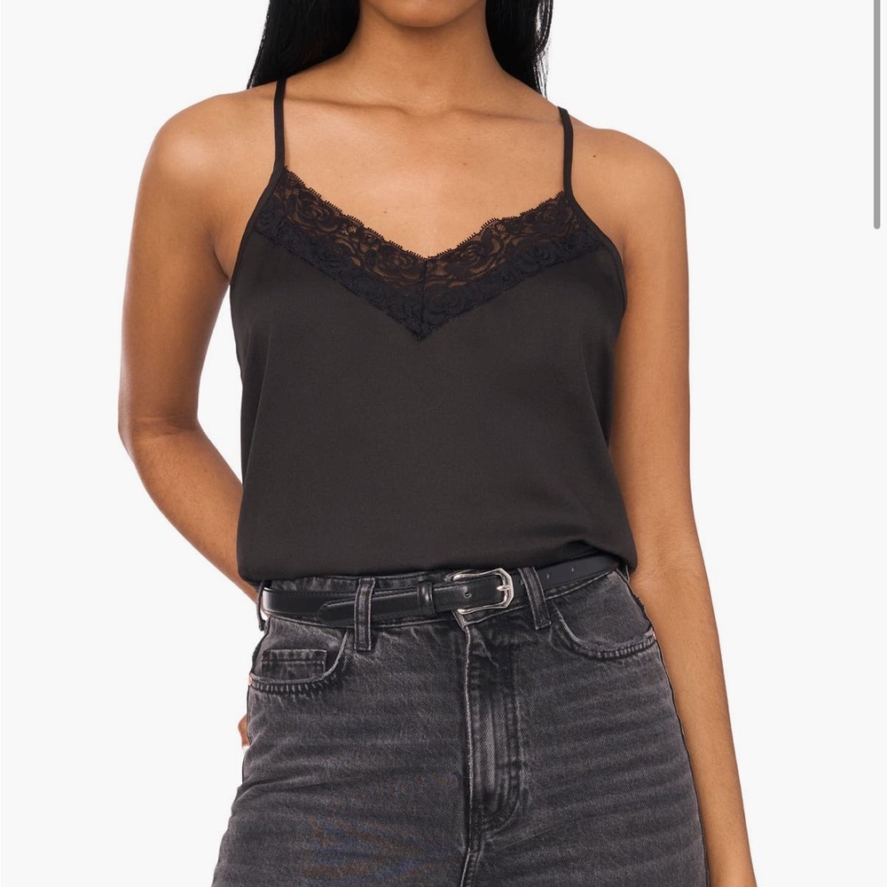 1STATE Lace Trim Tank Top Size XXL